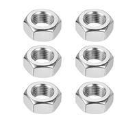 QUARKZMAN Écrous Hexagonaux M14x1.5mm, 6Pcs Acier Inoxydable 304 Filetage Fin Métrique 22mm Largeur, 11mm Hauteur Écrous de Blocage pour Machines, Automobile et Usage Industriel