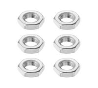 QUARKZMAN Écrous Hexagonaux M14x1.5mm, 6Pcs Acier Inoxydable 304 Filetage Fin Métrique 22mm Largeur, 7mm Hauteur Écrous de Blocage pour Machines, Automobile et Usage Industriel