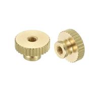 QUARKZMAN Écrous Moletés À Serrage Manuel, 18pcs M3 x D11mm x H7mm Écrous Moletés En Laiton À Collerette Tête Haute Pour Pièces D'Imprimante 3D