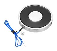 QUARKZMAN Electroaimant À Solénoïde DC 12V 9.5W 55LB/25Kg Aimant Électrique Rond Aimant De Levage Électrique 70x10mm Pour Automation Equipment