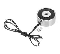 QUARKZMAN Electroaimant Solénoïde DC 24V 2.5W 11LB/5Kg Aimant Électrique Rond Aimant De Levage Électrique 25x11mm Pour Automation Equipment