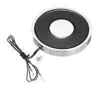 QUARKZMAN Electroaimant Solenoïde DC 24V 9.5W 55LB/25Kg Aimant Electrique Rond Aimant De Levage Electrique 70x10mm Pour Automation Equipment