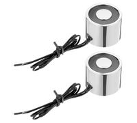 QUARKZMAN Électroaimant Solénoïde Rond DC 24V Aimant De Levage Électrique | Pour Automation Equipment, 80N 18LB/8Kg, Aimant Électrique