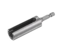 QUARKZMAN Embout de Tournevis à Douille Hexagonale Fendue pour Écrou de 13 mm de Longueur 80 mm, Adaptateur de Douille Hexagonale 1/4" Tige Hexagonale Cr-V