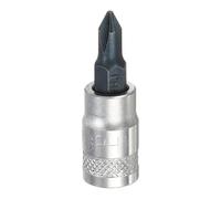 QUARKZMAN Embout Phillips Douille 1/4" PH1 Acier S2 Tête Cruciforme Mèches De Tournevis Adaptateur De Douille Acier CR-V Pour Réparation Écrous Hexagonaux Boulons Axe Auto Maison
