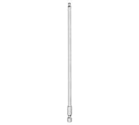 QUARKZMAN Embout Tournevis Hexagonal Sphérique Ensemble 4mm 200mm | Embouts à Rotule Magnétique Métrique en Acier S2, 4mm (H4.0) Taille 1/4" Tige Hexagonale 200mm (8") Longueur, Extrémité