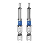 QUARKZMAN Embouts à choc hexagonaux 2pièces 3mm (H3) Tête plate 50mm