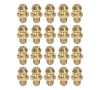 QUARKZMAN Embouts de Graissage Droits en Laiton M5 x 0,8 mm Accessoires d'Embouts de Graissage Hydraulique, 20 Pièces