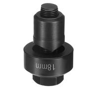 QUARKZMAN Emporte-Pièce Pour Tôle 18mm Acier À Roulement Coupe Précise Kit Manuel À Tige Hexagonale Externe Pour Évier En Acier Inoxydable Plaque Métallique Noir