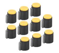 QUARKZMAN ensemble de 10 Pcs. Boutons de potentiomètre noir jaune