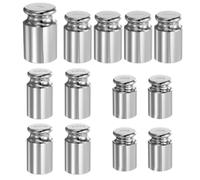 QUARKZMAN Ensemble de 13 Poids d'Étalonnage en Acier Chromé de Précision M1 de 50G, 100G, 200g et 1kg pour Balances Numériques