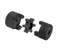 QUARKZMAN Ensemble de Coupleurs à Mâchoires en L Flexibles 3 Pièces de 7/16" à 5/8" L075 et Araignée en Caoutchouc Buna-N NBR pour Équipement Hybride de Fendeuse de Bûches