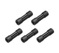 QUARKZMAN Entretoise Hexagonale en Aluminium, Colonne D'Écartement, Entretoises Hexagonales M3x20mm, Assortiment D'Entretoises pour Avion RC, Quadricoptère FPV, CNC, Noir, Lot de 5