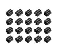 QUARKZMAN Entretoise Ronde en Aluminium, Colonne D'Écartement, Entretoises Rondes M3x5mm, Assortiment D'Entretoises pour Avion RC, Quadricoptère FPV, CNC, Noir, Lot de 20