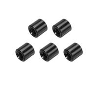 QUARKZMAN Entretoise Ronde en Aluminium, Colonne D'Écartement, Entretoises Rondes M3x5mm, Assortiment D'Entretoises pour Avion RC, Quadricoptère FPV, CNC, Noir, Lot de 5