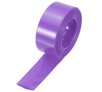 QUARKZMAN Enveloppe de Batterie en PVC Thermorétractable 19mm Dia 30mm Largeur Plate 34 Ft Violet Bonne Isolation pour la Batterie Paquet-10.5M