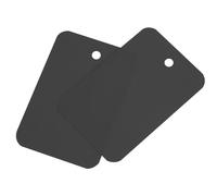 QUARKZMAN Étiquettes d'Expédition en Plastique de Fils Imperméables, pour Les Étiquettes d'Identification Des Produits, Marquage Des Vannes, Marquage Extérieur, 1.57x2.36 Pouce Noir 50Pcs