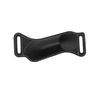 QUARKZMAN Étui en Cuir pour Couteau à Porter à la Ceinture 6,7" x 2,5" en Cuir Pu Boucle de Ceinture Horizontale pour Transporter Un Couteau Pliant Lors d'Activités de Plein Air, Noir