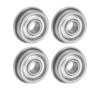 QUARKZMAN F604ZZ Bride Bille Roulement 4x12x4mm Double Blindé Chrome Acier Bride Roulements, 4pcs