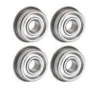 QUARKZMAN F605ZZ Bride Bille Roulement 5x14x5mm Double Blindé Chrome Acier Bride Roulements, 4pcs