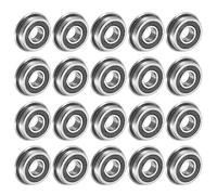 QUARKZMAN F695-2RS Bride Bille Roulement 5x13x4mm Double Scellé Chrome Acier Bride Roulements, 20pcs