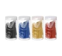 QUARKZMAN Fer Oxyde Poudre 400G 4 Paquets de Fer Oxyde Pigment, 4 Couleurs, 100G de Chacun Couleur Béton Colorant pour Carrelage Argile Peinture Coloration, Noir, Ciel Bleu, Jaune, Rouge