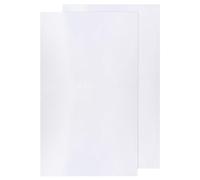 QUARKZMAN Feuille D'Effet d'eau Ondulée DIY 39,4 x 10,6 Pouces Autocollant Délicat à Texture d'eau pour la Décoration de Maison de Poupée Scène de Lac Lot de 2, Transparent