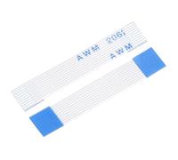 QUARKZMAN FFC FPC Câble Plat Flexible, 10 Broches Pas de 0.5mm Longueur 30mm (Type A) pour LCD Imprimante 3D Caméra DVD TV Ordinateur Portable Audio Lot de 10