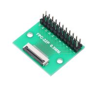 QUARKZMAN FFC FPC Carte de Connecteur 22 Broches 0.5mm Prise vers 2.54mm Adaptateur de Bande d'Embase à Broches Mâles à Double Rangée, Carte de Conversion PCB pour Téléviseurs LCD