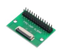 QUARKZMAN FFC FPC Carte de Connecteur 26 Broches 0.5mm Prise vers 2.54mm Adaptateur de Bande d'Embase à Broches Mâles à Double Rangée, Carte de Conversion PCB pour Téléviseurs LCD