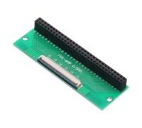 QUARKZMAN FFC FPC Carte de Connecteur 60 Broches 0.5mm Prise vers 2.54mm Adaptateur de Bande d'Embase Femelle à Double Rangée, Carte de Conversion PCB pour Téléviseurs LCD