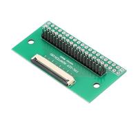 QUARKZMAN FFC FPC Connecteur Carte 40 Broches 0.5mm Socket Vers 2mm Double Rangée Aiguilles Droites Adaptateur Basculant, Carte Convertisseur PCB Pour LCD TV Appareil Photo Numérique