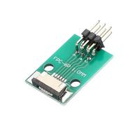 QUARKZMAN FFC FPC Connecteur Carte 5 Broches 1mm Socket Vers 2.54mm Double Rangée De Broches Courbées Adaptateur À Tirer Vers Le Bas, Carte Convertisseur PCB Pour LCD TV Digital Camera