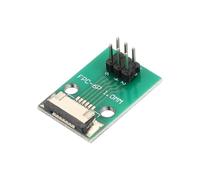QUARKZMAN FFC FPC Connecteur Carte 6 Broches 1mm Socket Vers 2.54mm Double Rangée Aiguilles Droites Adaptateur Tiré Vers Le Bas, Carte Convertisseur PCB Pour LCD TV Appareil Photo Numérique