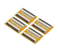 QUARKZMAN Ffc Fpc Extension Carte Pcb Zip HDD 40 Broche 0,5 mm Pas 4Pcs | Connecteur Simple Côté, pour LCD 3D Imprimante Caméra DVD TV Ordinateur Portable