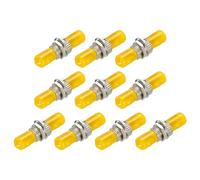 QUARKZMAN Fibre Optique Coupleur ST vers ST Upc, Simple Mode Simplex Adaptateur, St-St Upc, pour Réseau Internet Connecteur, 10pcs