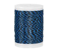QUARKZMAN Fil À Servir pour Arc Classique 120 Yard / 110 m Fil De Cordage en Nylon pour Arc Classique Arc À Poulies Fixation Point De Mire Point D'Encochage (Bleu/Noir)