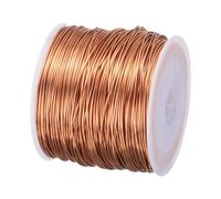 QUARKZMAN Fil de Cuivre Émaillé de 0,7 mm, Fil de Bobinage Magnétique Émaillé de 184 Pieds, Bobine de Fil de Cuivre Émaillé de 200 G à pour Transformateurs et Inducteurs