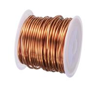 QUARKZMAN Fil de Cuivre Émaillé de 1,5 mm, Fil de Cuivre Émaillé de 20 Pieds, Fil de Bobinage Magnétique Émaillé de 100 G à pour Transformateurs et Inducteurs