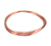 QUARKZMAN Fil De Cuivre Nu Solide À 99,9%, Fil De Cuivre naturel Souple 118 Pieds Calibre 30 (0,25mm) Pour Artisanat Fabrication De Bijoux Jardinage Électroculture (36m)