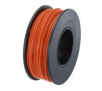 QUARKZMAN Fil de Silicone de Calibre 28AWG, Fil Électrique de Calibre 28 AWG en Cuivre Étamé Torsadé, Haute Température, Bobine de 49,2 Pieds, Orange, Pour Voitures, Appareils Électriques