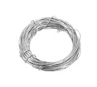 QUARKZMAN Fil De Titane, 16 Pieds x 0.6mm 23 Gauge TA1 Titane Naturel Fil Métallique Souple Rond Pour Fabrication De Bijoux Soudage Électricité (Couleur Argentée)