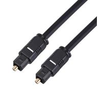 QUARKZMAN Fil électrique Audio Optique Numérique, Cordon Optique Spdif pour Barre de Son/TV/Ps4/Moniteur/xbox/Cinéma Maison, 3,3 Pieds
