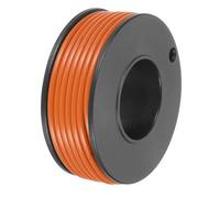 QUARKZMAN Fil Électrique en PVC 18AWG, 6m Fil de Cuivre Étamé Toronné à Noyau Solide, Connexions Flexibles PVC Isolation pour le Bricolage, les Modèles, les Lampes, les Appareils, Orange