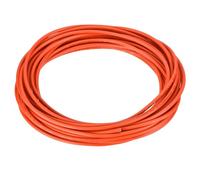 QUARKZMAN Fil Électrique en PVC 18AWG, 7.5m Fil de Cuivre Étamé Toronné à Noyau Solide, Connexions Flexibles PVC Isolation pour le Bricolage, les Modèles, les Lampes, les Appareils, Orange