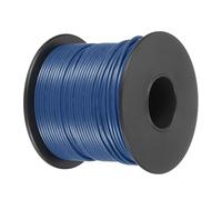QUARKZMAN Fil Électrique en PVC 22AWG, 50m Fil de Cuivre Étamé Toronné à Noyau Solide, Connexions Flexibles Isolation pour le Bricolage, les Modèles, les Lampes, les Appareils, Bleu