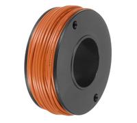 QUARKZMAN Fil Électrique en PVC 24AWG, 15m Fil de Cuivre Étamé Toronné à Noyau Solide, Connexions Flexibles PVC Isolation pour le Bricolage, les Modèles, les Lampes, les Appareils, Orange