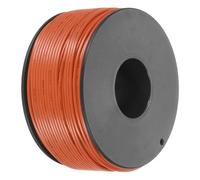 QUARKZMAN Fil Électrique en PVC 24AWG, 50m Fil de Cuivre Étamé Toronné à Noyau Solide, Connexions Flexibles Isolation pour le Bricolage, les Modèles, les Lampes, les Appareils, Orange