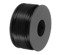 QUARKZMAN Fil Électrique en PVC 26AWG, 50m Fil de Cuivre Étamé Toronné à Noyau Solide, Connexions Flexibles PVC Isolation pour le Bricolage, les Modèles, les Lampes, les Appareils, Noir