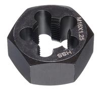 QUARKZMAN Filière À Six Pans M16 x 1.25 Métrique À Droite En Acier Rapide Outil De Réparation Filetage Fixe Pour Couper Les Vis